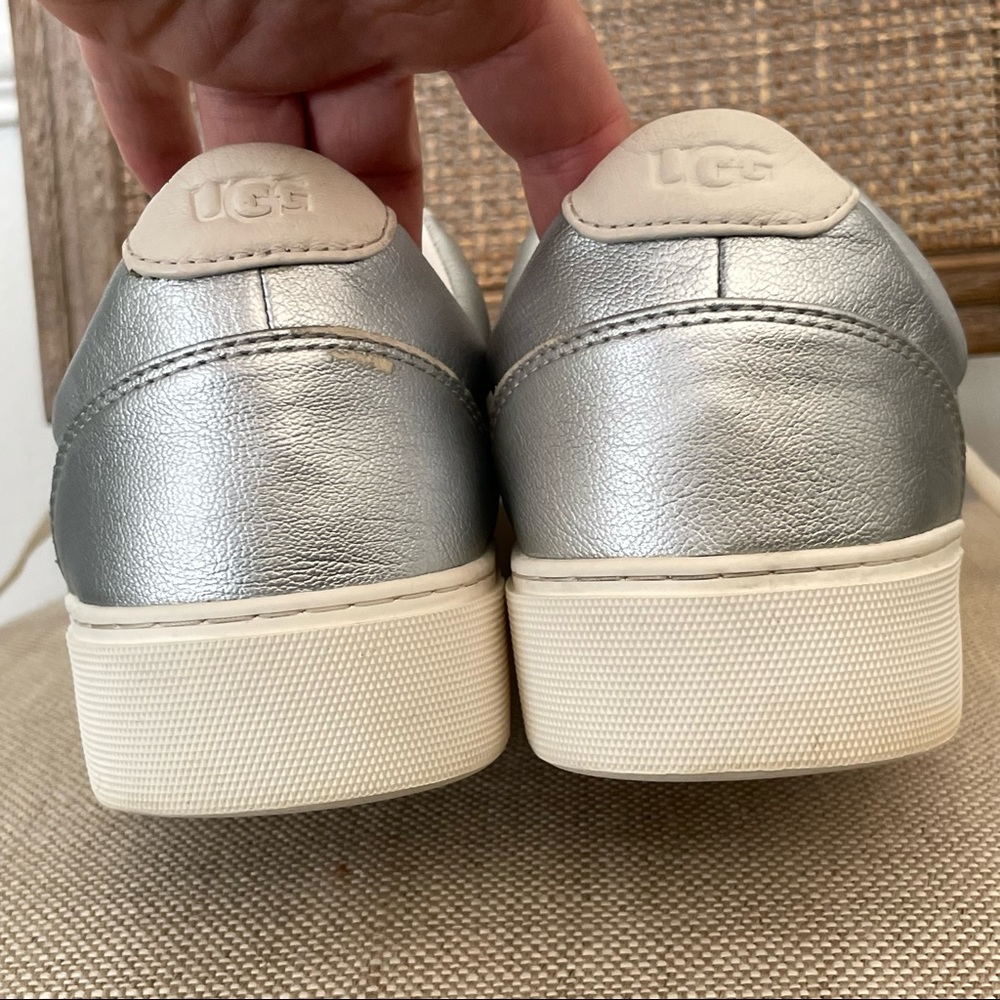 UGG ‘ Zilo’ Silver Metallic Sneakers - Picture 8 of 15